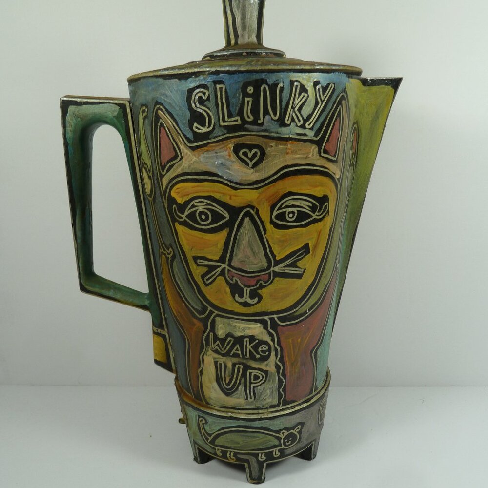 Hoover Percolator '99 RokokoArt Repurposed Art Coffee Maker OOAK Unique